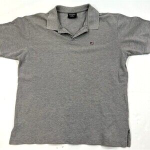 Vintage Ralph Lauren Polo Jeans Co‎ Polo Shirt Grey Men's Size Large USA RL Flag